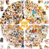50 Pegatinas Realistas de Perros, Colección Linda de Mascotas Animales, Shiba Inu Animal Lindo Golden Retriever Cabeza de Perro Paquete de Pegatinas de Expresiones