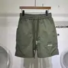 Pantalones cortos de verano para hombre, de seda helada, finos, de secado rápido, holgados, de baloncesto, deportivos informales de cinco puntos