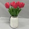 Mini flor de tulipán artificial de PU decoración del hogar flor boda flor falsa estilo ins tulipán suministro directo de fábrica