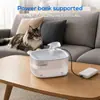 Fonte de Água Automática para Pets, Alimentada por USB Super Silenciosa com Filtro Circulante Dispensador de Água para Gatos Pequenos Animais