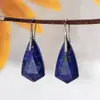 Joias Zhuhang Populares Transfronteiriças Brincos de Cristal Natural Brincos de Ametista Brincos de Diamante Lapidados Venda por Atacado de Joias