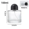 Botella de perfume cilíndrica de vidrio de fondo grueso con tapa hemisférica, frasco atomizador, botella portátil recargable, frasco de perfume vacío, frasco de vidrio para cosméticos