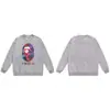 Suministro Mayorista Transfronterizo de Marca de Moda de Comercio Exterior Sudadera Pesada de Algodón con Cuello Redondo Chaqueta Larga de Tiburón 13
