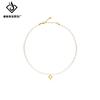 Collar Colgante Corazón de Perla Estilo Ciervo Blanco Xiaomi para Mujer, Diseño de Nicho de Lujo Ligero, Cadena Versátil de Alta Gama para la Clavícula