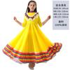 Disfraces de Danza Folclórica Mexicana para Niñas Disfraces de Vestido Grande para Niñas Niños Ropa de Vestir para Actuaciones Vestido