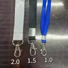 Cordão Jinwang Stationery com Fivela Colorida de Cabeça de Águia de Metal para Crachá de Trabalho, Crachá de Fábrica, Identificação de Exposição de Escritório Estudantil, Cordão com Logo