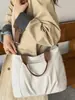 Bolso de Lona Retro Japonés Elegante 2026 Otoño Nueva Llegada Gran Capacidad Bolso Tote Casual para Viaje Diario Bolso de Hombro Único Bolso Cruzado