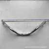 Manillar Cromado de Princesa para Bicicleta, Manillar para Bicicleta de Mujer, Manillar para Horquilla Delantera de 25.4mm, Manillar de Tubo Engrosado