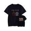 Camiseta de manga corta de verano con estilo suelto para parejas, de Emineem, cantante de rap y hip hop, estilo hip hop callejero.
