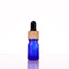 Frasco de Vidro Azul à Prova de Luz para Óleo Essencial Frasco Original com Conta-Gotas Líquido Frasco Vazio para Cosméticos Frasco para Amostra de Essência Frasco de Vidro