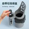 Nuevo recogedor de arena para gatos y cubo de basura integrado 2 en 1 de gran capacidad, caja de almacenamiento para recogedor de heces, herramienta de limpieza para gatos