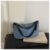 Bolsa quadrada pequena estilo coreano de grande capacidade para o dia a dia 2026 jeans novo simples e estilosa de ombro/transversal/de mão