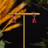 Brincos Clássicos Coreanos de Zircônia Gota d'Água Brincos Casuais Agulha de Prata S925 Estilo Ins Europeu e Americano Moda Feminina Cristal Leve Luxo