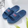 Moda de verano nuevas pantuflas de pareja para el hogar con fondo de masaje pantuflas antideslizantes cómodas para hombre y mujer al por mayor