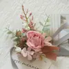 Yi Yaguo 273 Flores Secas de Imitación Retro Ramillete de Celebración de Negocios Flores de Mano Suministros de Boda Estudio Fotográfico Accesorios Fotográficos