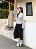 Pantalones Anchos Lavados de Lyocell para Mujer, Nuevo Estilo de Otoño, Adelgazantes, Pantalones Rectos Ajustados, Pantalones Casuales Cortos para Mujer Petite