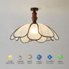 Lámpara de Techo para Dormitorio Estilo Artístico Retro Francés Estilo Antiguo Medio Diseñador Creativo Pétalo Lámparas Colgantes para Restaurante