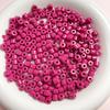 Cuentas Sueltas Acrílicas Cilíndricas de Color Sólido de 6 mm Material para Cadena de Teléfono Móvil Pulsera Accesorios de Joyería