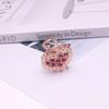 Presilha Pequena Estilo Coreano Cravejada de Diamantes para Franja Lateral Meninas Moda Novo Acessório de Cabeça Criativo Laço Presilha de Cabelo Atacado