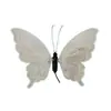 Nueva luz de mariposa luminosa para exteriores transfronteriza, luz colgante para árboles alimentada por energía solar para parques, iluminación de áreas escénicas, luz decorativa dinámica para césped