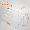 Suporte de Exibição de Acrílico Prateleira Escada para Miniaturas Caixas Surpresa Rack de Exibição Transparente Suporte de Exibição de Bonecas para Uso Doméstico