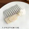 Nuevos Estilos de Accesorios para el Cabello Coreanos y Japoneses, Peine Simple para el Cabello, Peine Pinza para el Cabello, Peine con Clip de Acetato para Flequillo, Accesorio para el Cabello de Gama Alta y Elegante para Mujeres