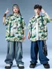 Ropa de Moda Hip-Hop para Niños Traje de Chaleco Roto para Niños hiphop Infantil Tambor Genial Guapo Costsize Masculino