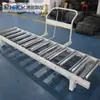 Carrito Móvil con Rodillos Guía de Fila Única para Muebles y Carpintería, Carrito Transportador Pequeño con Sistema de Pista Flexible y Eficiente