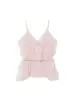 Ropa Femenina Estilo Europeo y Americano Marca Z Ins Top Encaje Lencería Más Vendida Transfronteriza Color Loto Otra Chica Sexy Picante Za