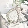 Pulsera de Cristal con Cuentas de Mariposa, Pulsera de Diseño de Alta Gama Ins, Regalo para Novia, Nueva Pulsera de Mejor Amiga de Aspecto Caro