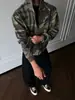 Sudadera con capucha y estampado de camuflaje americano para hombre y mujer, Otoño, Estilo coreano relajado, Ropa de abrigo, corte limpio, Cárdigan versátil
