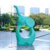 Assentos ao Ar Livre Ornamento Grande Cadeira Elefante Escultura Animal em Fibra de Vidro Decoração de Shopping Jardim Comunitário Banco Grande