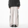 Verano Nuevo Estilo Coreano Moda Diseño de Rayas Suelto Transpirable Casual Pantalones de Seda Helada Talla Grande Pantalones de Hombre de Alta Gama