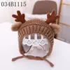 Toucas de Bebê Inverno Bebês Super Fofas Meninos Toucas de Lã Crianças Outono e Inverno Toucas de Tricô Grossas Atacado