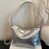 Bolso cruzado de un solo hombro de moda y con estilo 2026 transfronterizo, textura simple, nueva tendencia de verano, bolso único tipo empanada para mujer