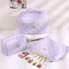 Bolsa de Maquiagem Acolchoada Gato Cereja Grande Capacidade High-End Estudante Bonita de Aparência Bolsa de Armazenamento Mínimo de Pedido