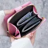 2023 Nuevo Monedero Corto Transfronterizo para Mujer Cuero Encerado al Aceite Vintage Monedero con Hebilla Bolsa para Monedas Billetera Pequeña para Mujer