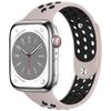 Adecuado para Correas de Apple Watch Applewatch10/Se/S10 Sección Doble Nike Correa Deportiva de Silicona para Reloj