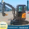 Exportado para os Estados Unidos 3 toneladas de cabine de escavadeira pequena esteira escavadeira hidráulica de engenharia sem cabine mini escavadeira