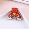 Clipes de Urso Foca Clip para Notas Clip de PP Desenho Animado Fofo Estudante Multifuncional Clip Vertical para Provas Clip de Encaixe Personalizável