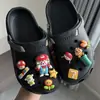 Accesorios DIY para Zapatos Crocs: 1 Encanto de Zapato de Niña de Mario, Hebilla Decorativa Desmontable para Pantuflas de Niños y Estudiantes