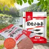 Novo produto poli ataque pequena faixa branca linha faixa a granel isca boca de cavalo peixe nu local pesca selvagem carpa cruciana grama dourada fábrica geração