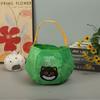 Bolsa de Calabaza Tridimensional Portátil de Bruja Fantasma Halloween Atrezzo de Ambiente Festival Fantasma Regalo para Niños Bolsa de Dulces de Tela No Tejida