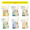 Ornatos de Aromaterapia com Óleos Essenciais Sem Fogo de Rattan Processamento e Personalização Fabricante Venda Direta Hotel de Luxo Fragrância Interior Fragrância de Longa Duração