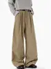 Pantalones Casuales de Pana para Hombre 2026 Nueva Marca de Moda Retro Holgados Casuales Rectos de Pierna Ancha Pantalones Largos Ropa de Hombre