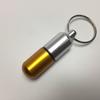 Frasco Sellado de Aleación de Aluminio para Exteriores Impermeable Llavero de Almacén Botella Colgante Botella Pequeña de Medicina de Emergencia EDC Frasco Pequeño de Medicina de Dos Colores