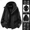 Chaqueta tipo concha de sistema de montaña tres en uno para hombres y mujeres, otoño e invierno, forro polar, cálida, repelente al agua, cortavientos, transpirable, ropa para montañismo y senderismo al aire libre