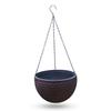 Vaso de flores suspenso em formato de favo de mel, vaso de flores de plástico estilo europeu, vaso suspenso, cesta suspensa para ambientes internos, vaso de flores de resina suspenso