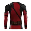 Comércio Exterior Nova Camiseta Esportiva de Manga Longa com Gola Redonda Fitness Músculo Impressão 3D Treinamento Secagem Rápida Respirável Leggings de Corrida