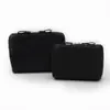 Bolsa de Maquillaje de Color Sólido Simple de Mano, Bolsa de Almacenamiento de Viaje Portátil, Bolsa Popular Transfronteriza para Almacenamiento de Cosméticos